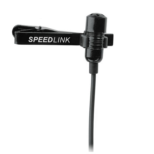 SPES CLIP-ON MICROPHONE, BLACK
